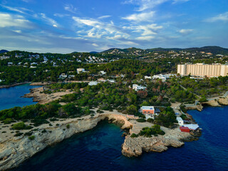Cap Blanc viewpoint in Ibiza, Spain