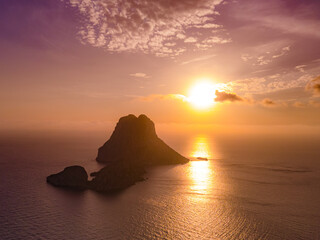 Es Vedra viewpoint in Ibiza, Spain