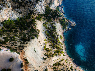 Nature landscape in Ibiza, Spain