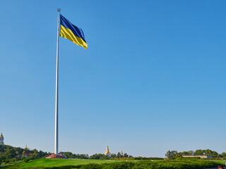 Flagge Fahne der Ukraine