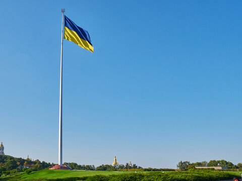 Flagge Fahne der Ukraine
