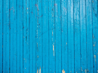 Fototapeta na wymiar Blue wooden wall, Blue texture, Poland