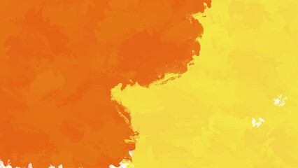 Orange watercolor background for textures backgrounds and web banners design