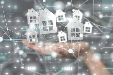 Model of the house and digital iot