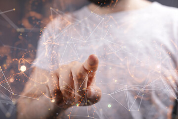 Global digital connections with technology