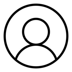 User Avatar Flat Icon Isolated On White Background