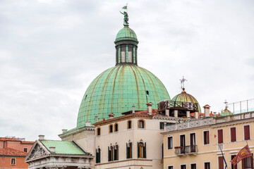 Fototapeta premium San Simeone Piccolo Church in Venice, Italy