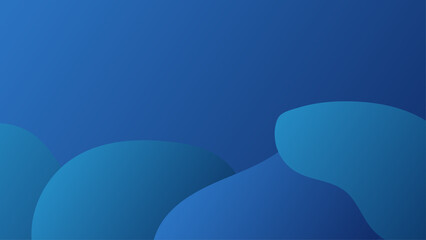 Abstract blue background and curve shape, background with copy space for design, vector.