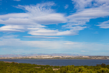 Fototapeta na wymiar Vega Baja del Segura - Torrevieja - Cielos espectaculares y paisajes