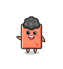 brick character as the afro boy