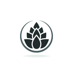 Abstract natural element. Logo design 