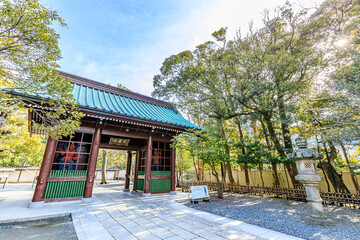 初春の鎌倉大仏　楼門　神奈川県鎌倉市　Kamakura Daibutsu in early spring. Kanagawa-ken Kamakura city.