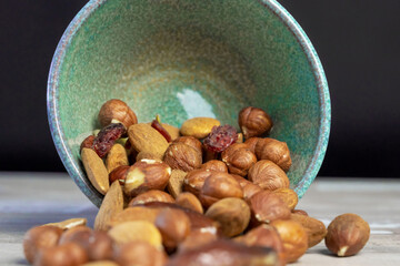 noisettes et amandes