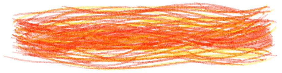 Stain texture orange markers strokes