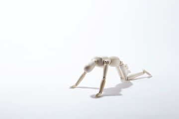 drawing doll　人形　doll　落ち込む　悲壮感　Depressed　デッサン人形　