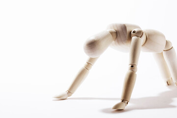 drawing doll　人形　doll　落ち込む　悲壮感　Depressed  デッサン人形　
