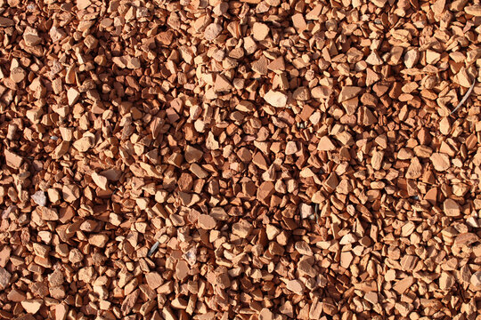 Graviers couleur rouge