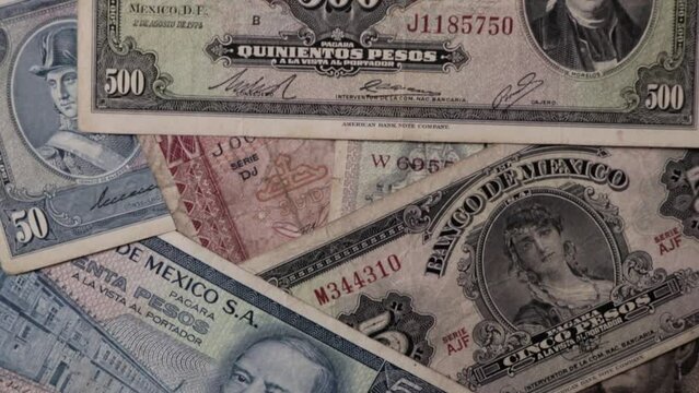 Old Mexican Banknotes out of Circulation