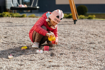 children playing in the playground