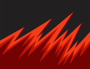 Minimalist background with gradient jagged zigzag pattern and some copy space area