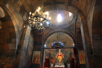 Interior of Khor Virap Monastery in Armenia