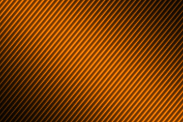 Light fiber stripe pattern in dark color and orange gradient as decoration and background