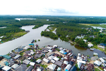 Aerial Image of Okpoama-Brass, Bayelsa State