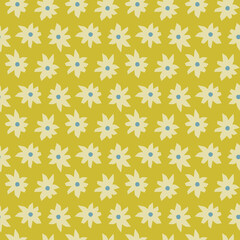 Spring summer botanical seamless pattern