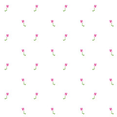 Seamless flowers pattern, floral print for wrapping and textile. Endless Decorative Background design. Perfect for textile and scrapbooking.