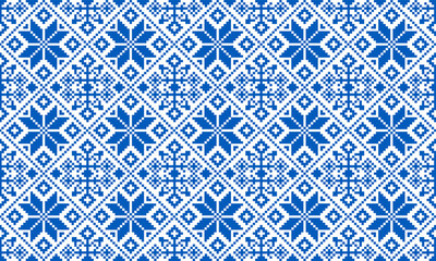 Background in the style of the Ukrainian traditional ornament
