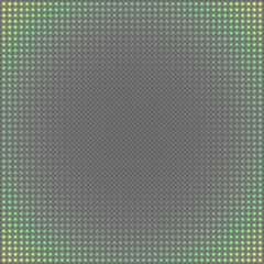 Vignette from graphic elements of pattern border frame isolated on on transparent background. Vector