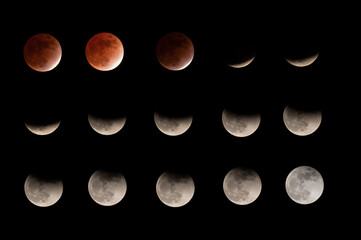 ほぼ皆既月食（部分月食）2021年11月19日