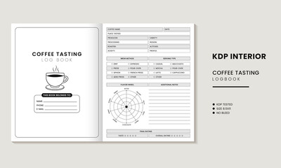 Coffee Tasting Log Book KDP Interior
