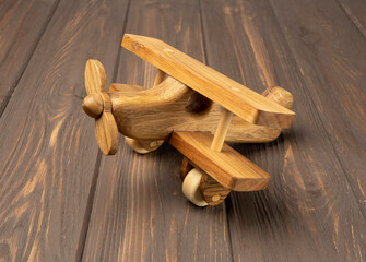 wooden plane toy