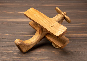 wooden plane toy