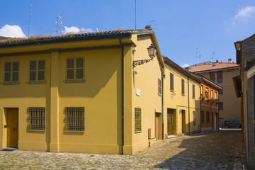 Street of Old Town in Ravenna, Italy	