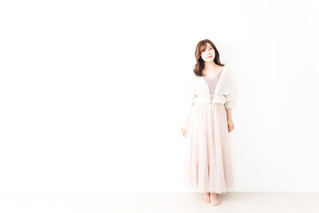 若い女性のポートレートイメージ