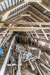 Old Farmhouse reconstruction, roof rebuild