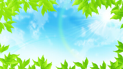 新緑イメージ背景