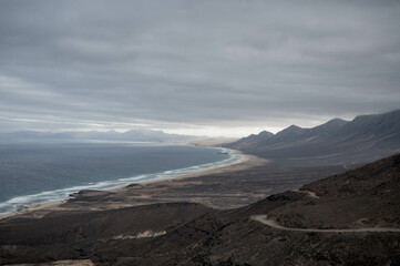 view from the top of mountain sea