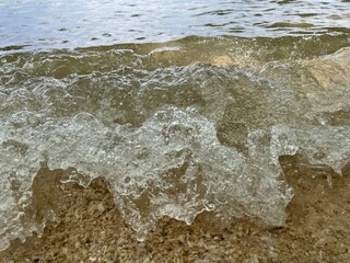 waves in the beach