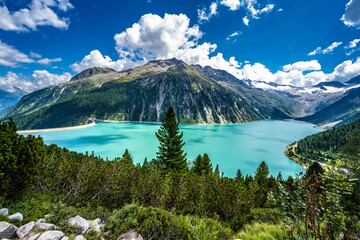 Wanderung am Schlegeisspeicher zur Olperer H&uuml;tte