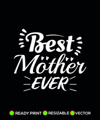 Mother's Day Design T-shirt Vector