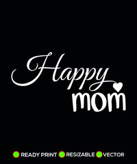 Mother's Day Design T-shirt Vector