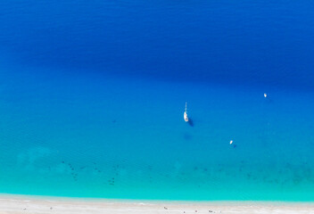 Paragliding in the Oludeniz Beach, Summer Season Fethiye, Mugla Turkey