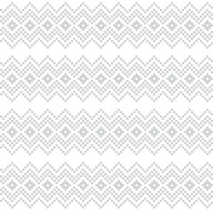 Argyle Fair Isle Seamless Pattern Design