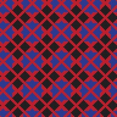 Argyle Fair Isle Seamless Pattern Design