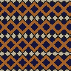 Argyle Fair Isle Seamless Pattern Design