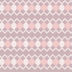 Argyle Fair Isle Seamless Pattern Design