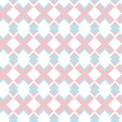 Argyle Fair Isle Seamless Pattern Design